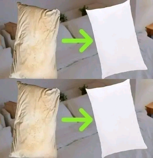 Here’s how to clean dirty bed pillows to give them whiteness and a