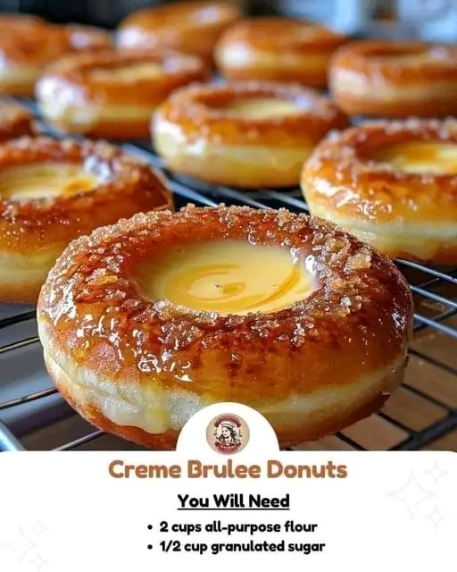 Creme Brulee Donuts